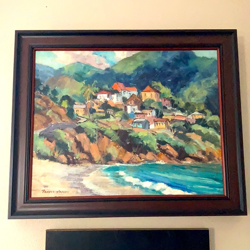 Oil painting by Pamela Wright. Original.